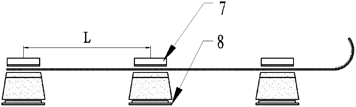 Composite dot-matrix interlayer double-skin cylindrical shell structure with metal liner for bearing inner pressure and preparation process thereof