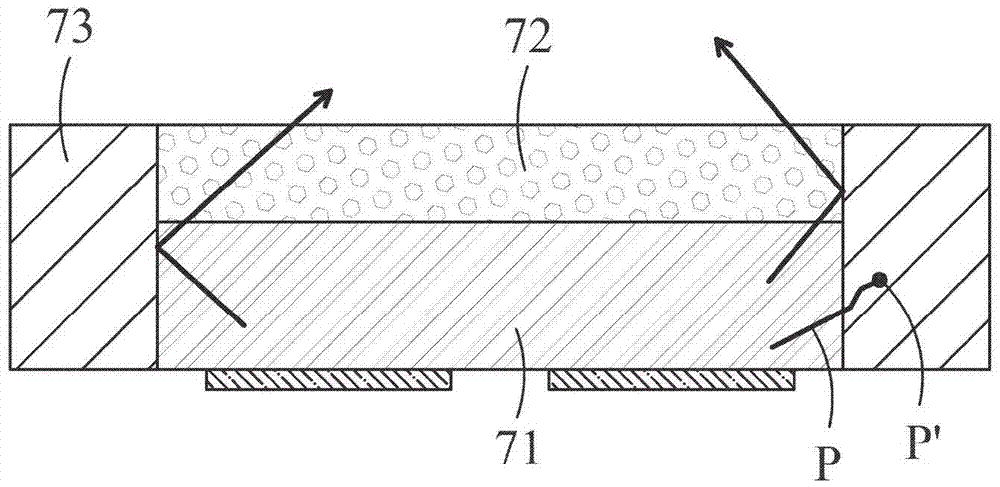 Light-emitting device with beam shaping structure and manufacturing method of light-emitting device