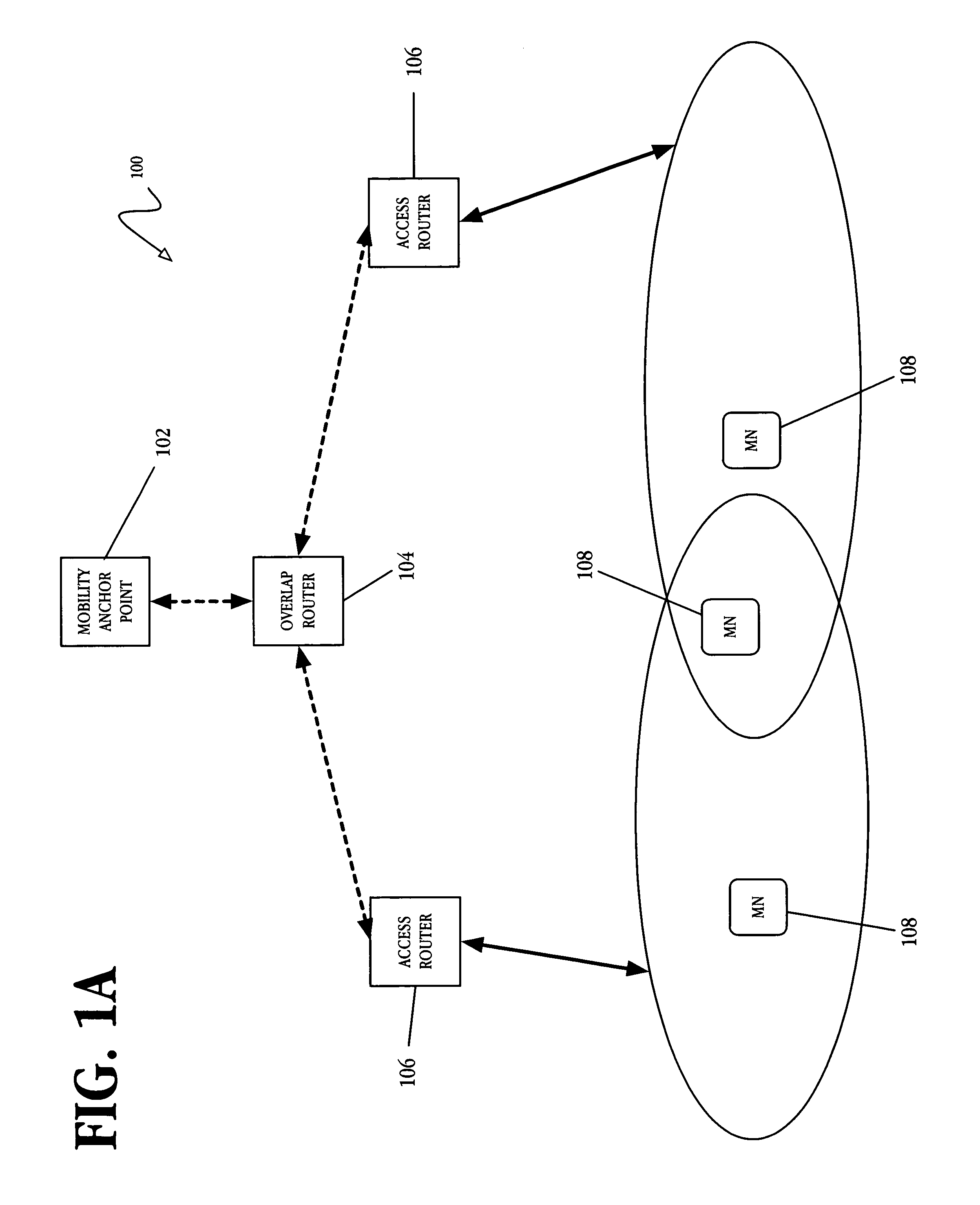 Systems and methods for increased mobility among mobile nodes in a wireless network