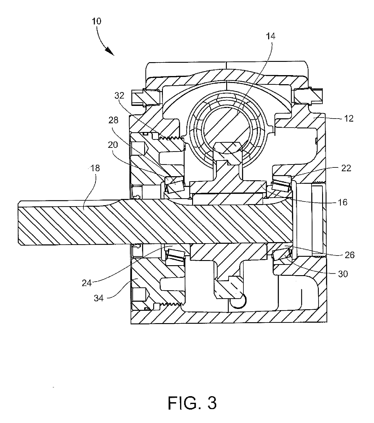 Method for setting correct roller bearing clearance