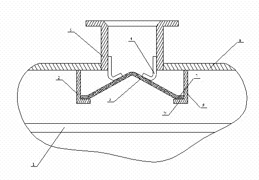 Impingement plate structure of heat exchanger