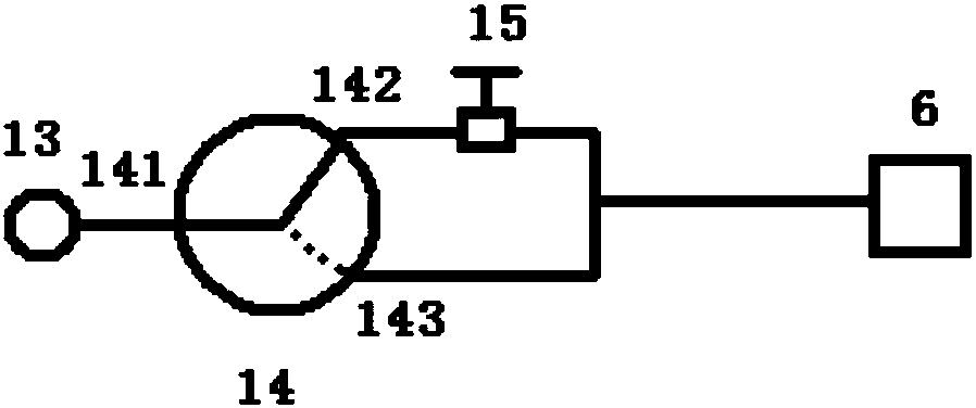 Gas chromatographic column large-volume injection technology and application thereof