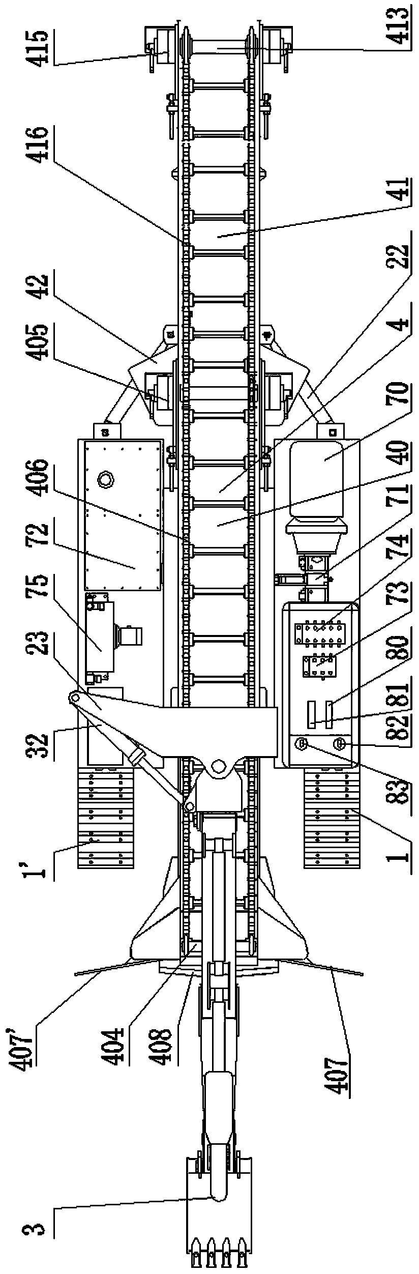 Integrated mining excavation and loading machine