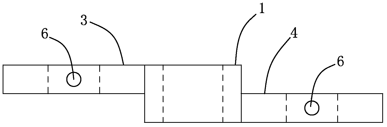 Ecological river interlocking type building blocks and construction method for building protection ridge through building blocks