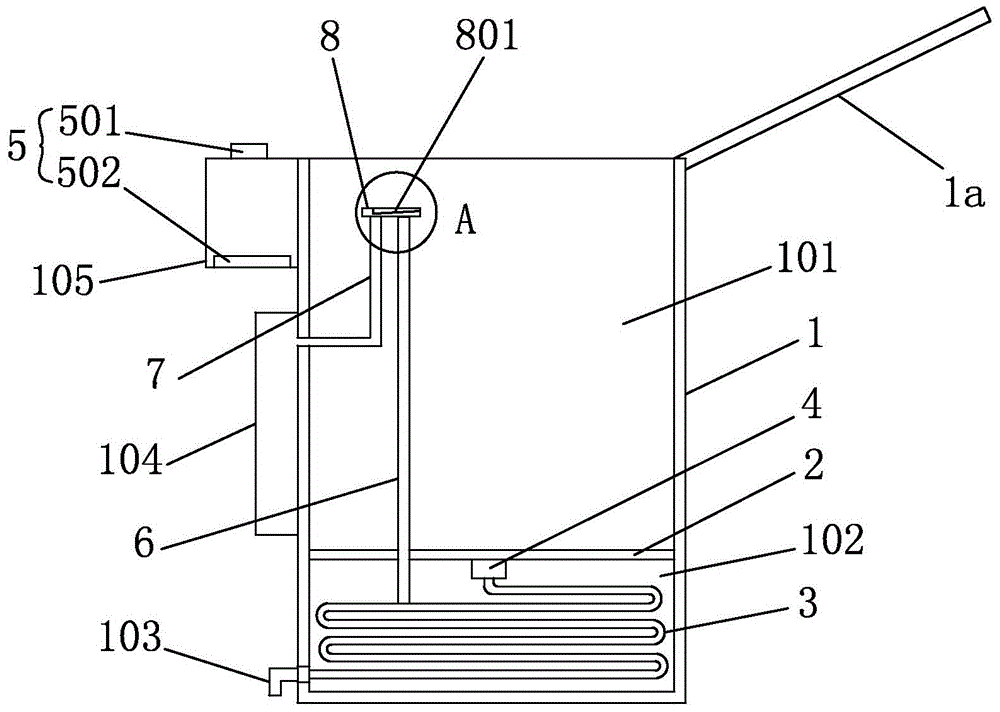 Fast-heating-type water dispenser