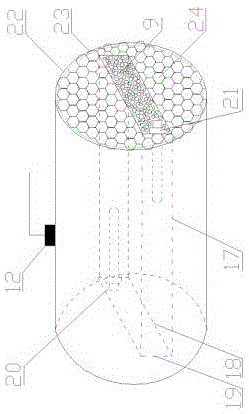 Testing device for simulating permeability rule of low-permeability horizontal well and testing method