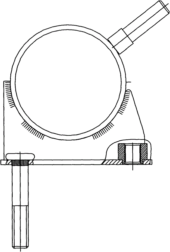 Back shock insulator device for engine