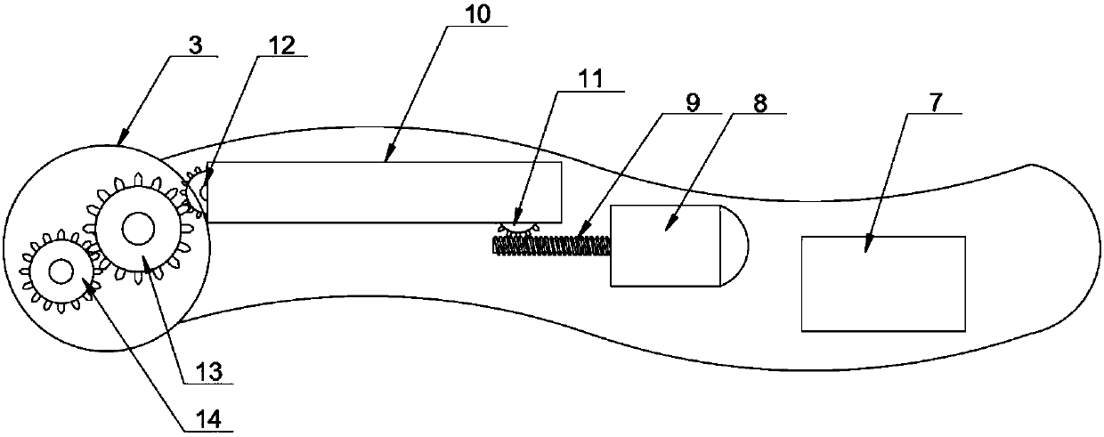 Handle and handle head connection method of intelligent door lock