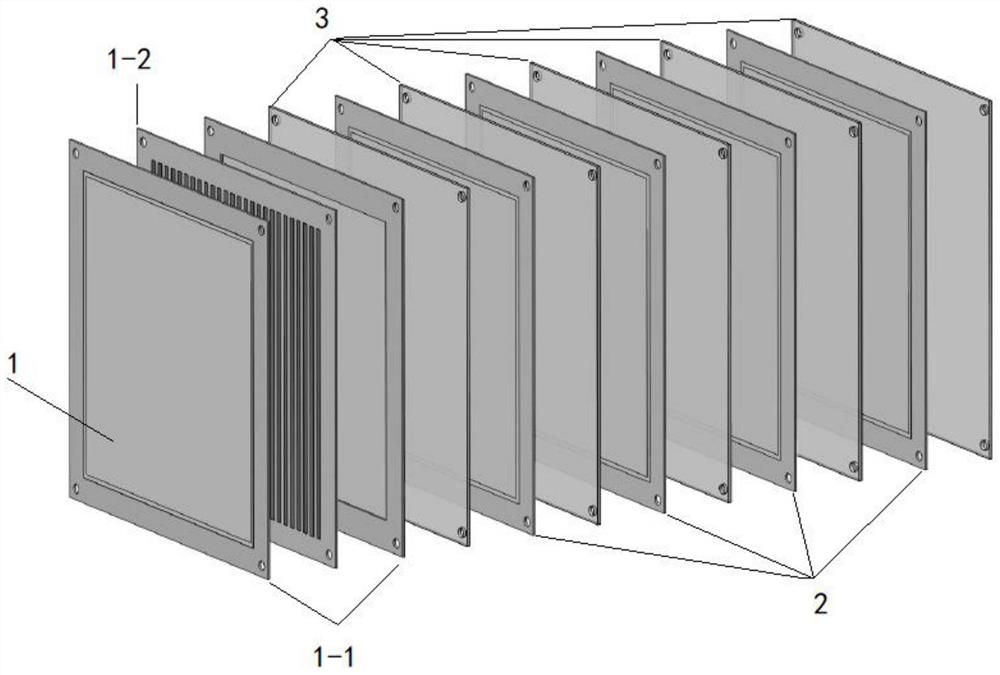 Three-dimensional dose measurement and detection system of particle therapy device