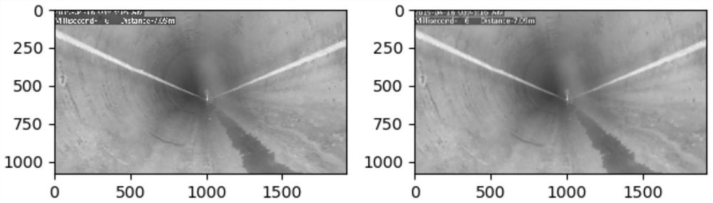 Drainage pipeline video data restoration method based on computer vision