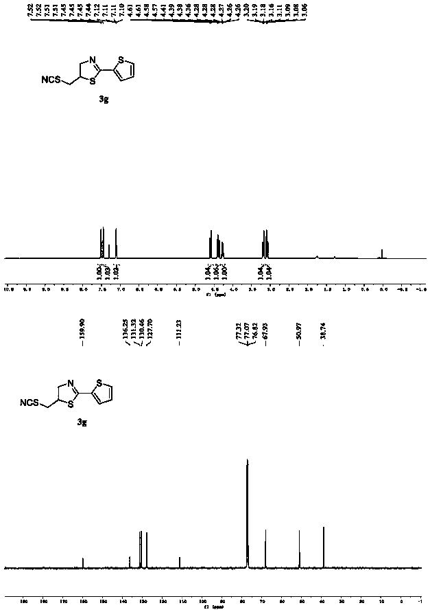 Preparation method of thiocyano-containing thiazoline compound