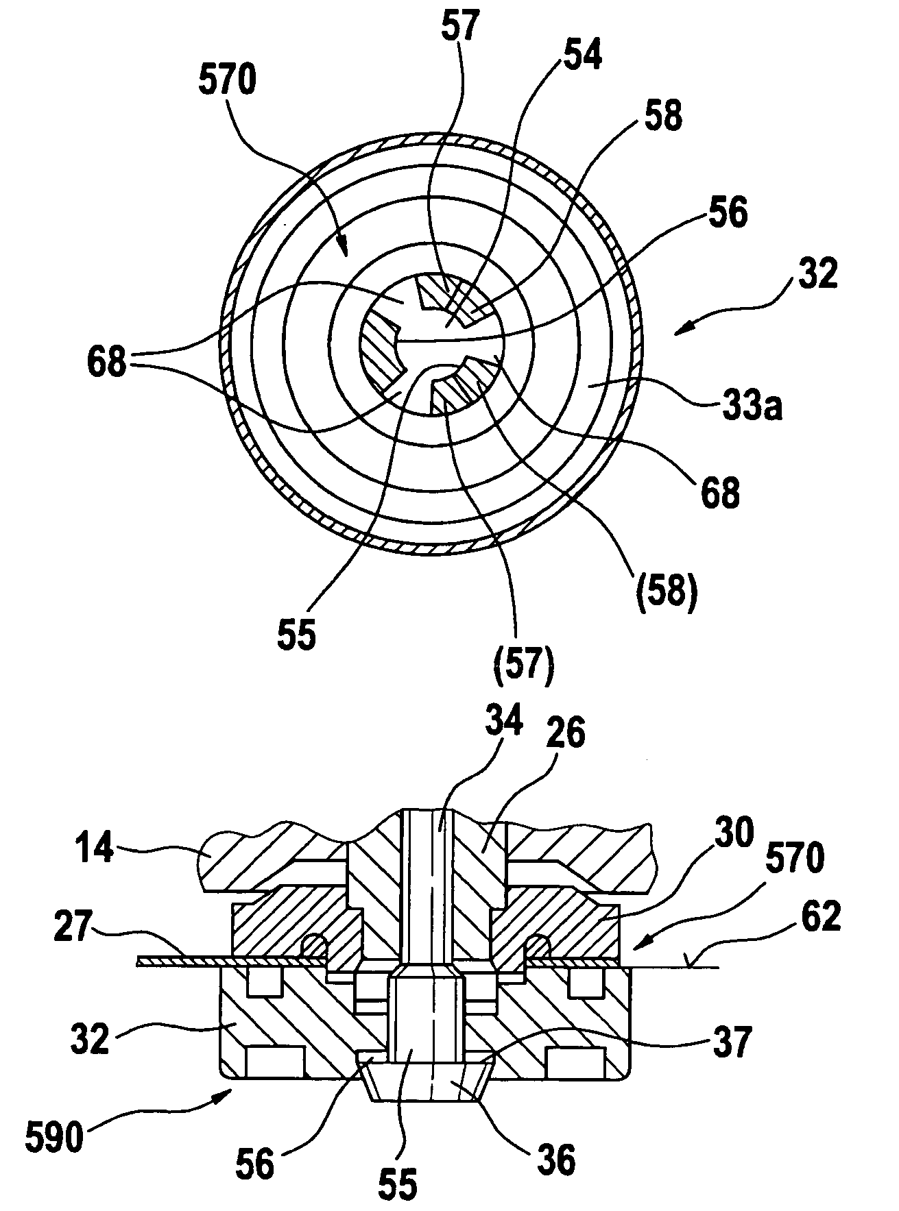 Hand machine tool with clamping device