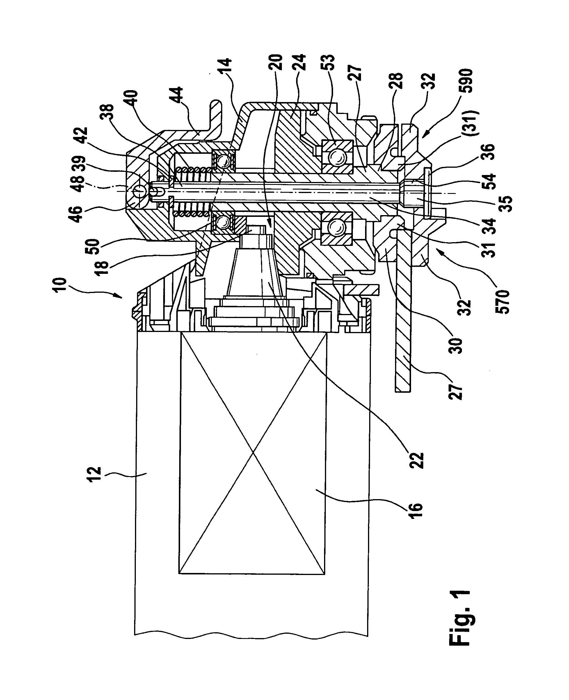 Hand machine tool with clamping device