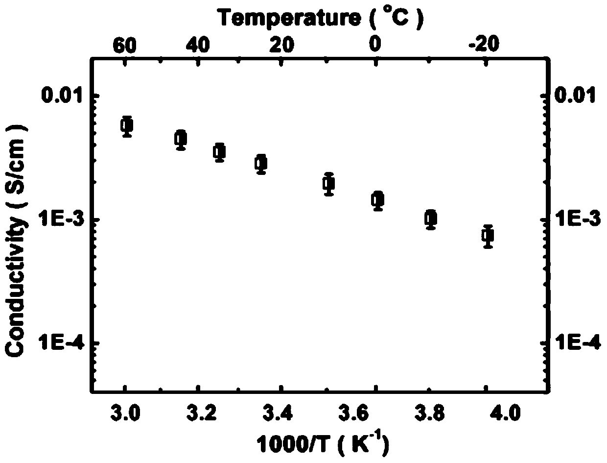 Lithium single ionic conductive microporous electrolyte membrane and preparation method thereof