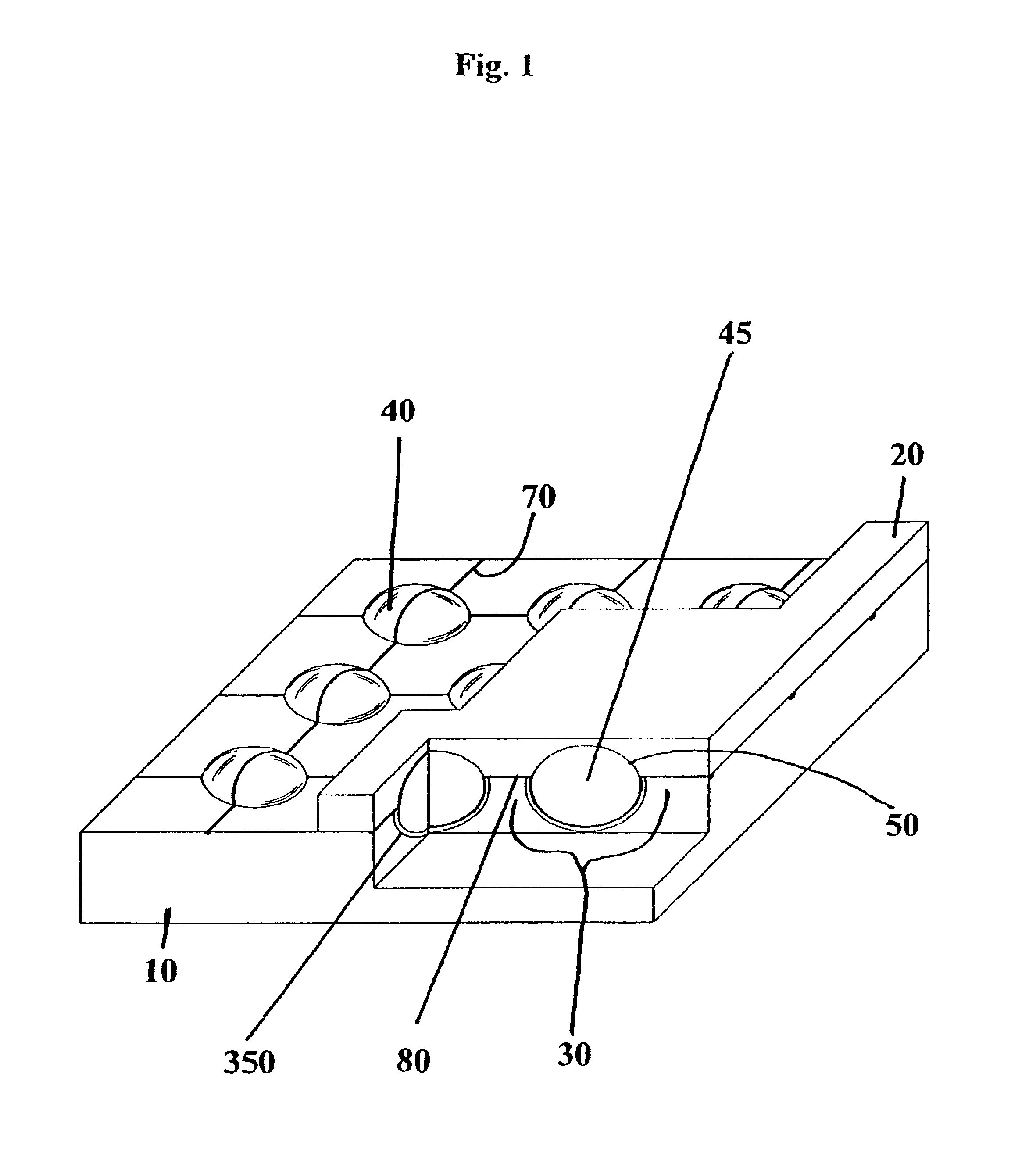 Method for on-line testing of a light emitting panel