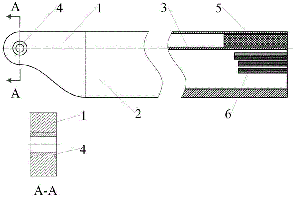 Three-dimensional weaving composite integrally-formed rotor wing blade and manufacturing method thereof