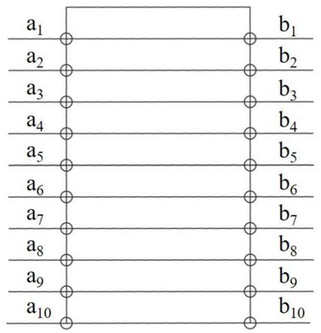 Precise measurement method for free bending forming size of pipe plane