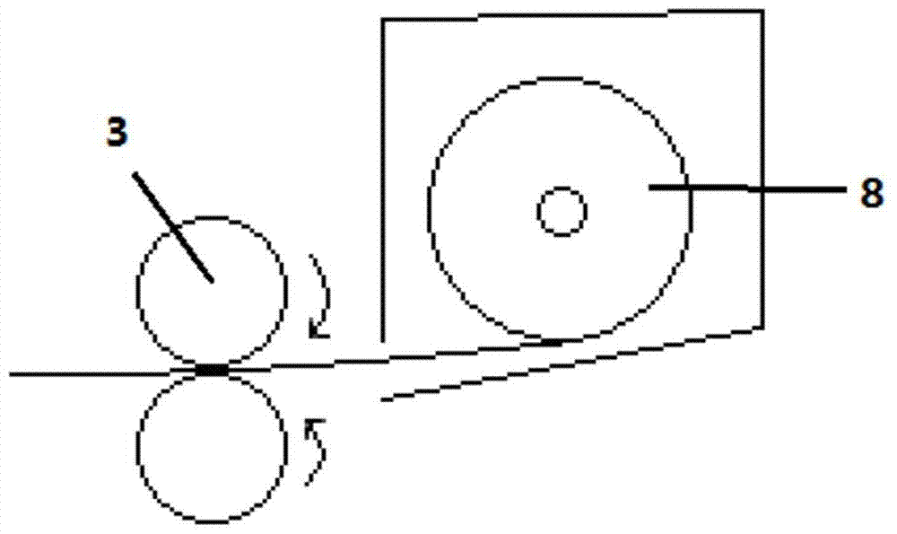 Photoelectric induction type automatic acquisition device for seaming paper