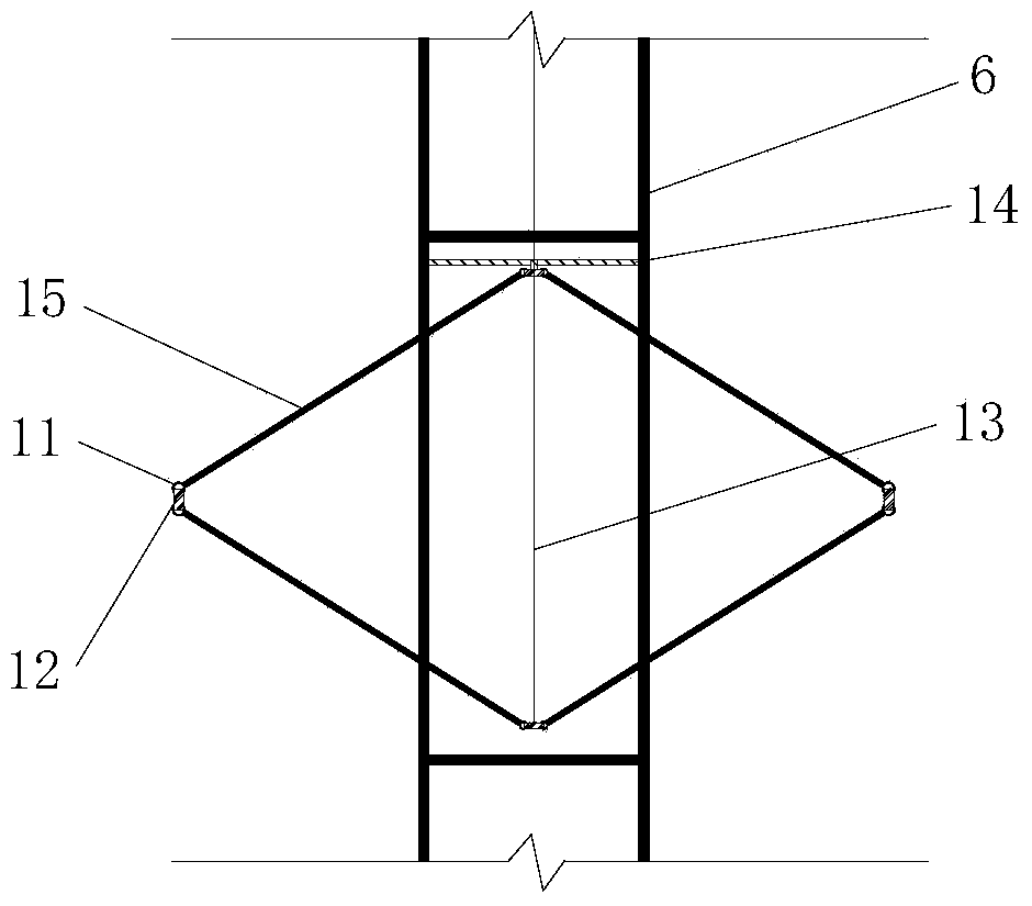 Karst area drilling cast-in-place pile structure and construction method