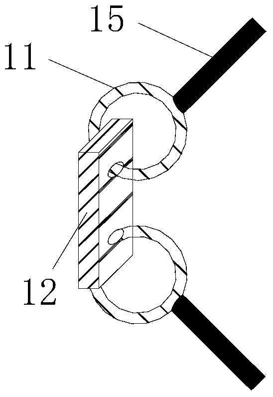 Karst area drilling cast-in-place pile structure and construction method