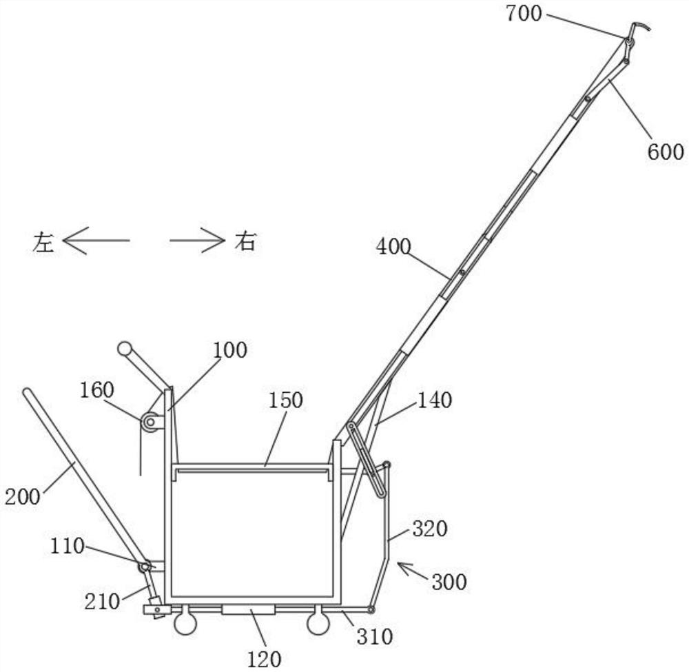 Low-disturbance dismantling device and method for building construction formwork