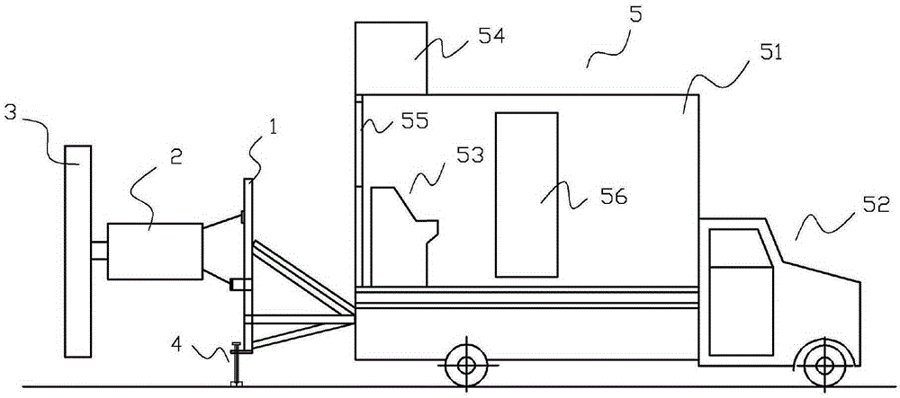 Piston type aero-engine test stand