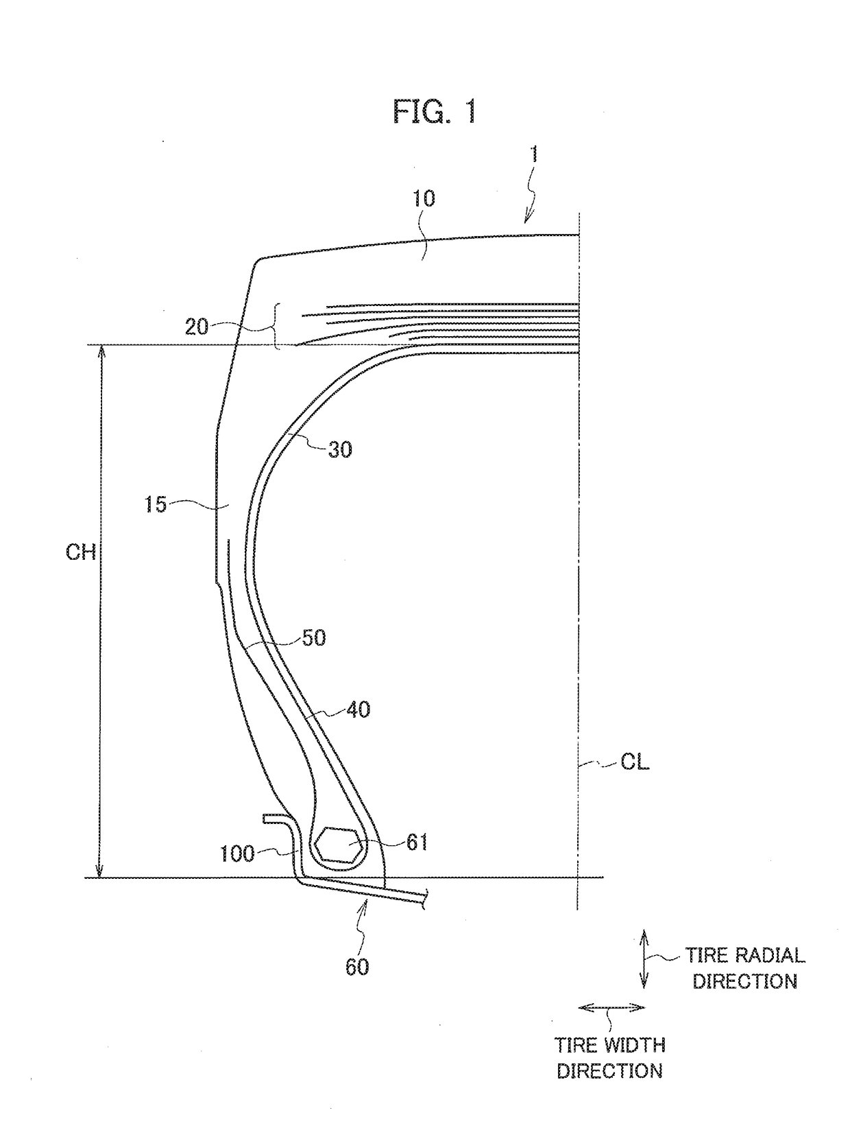 Construction vehicle tire