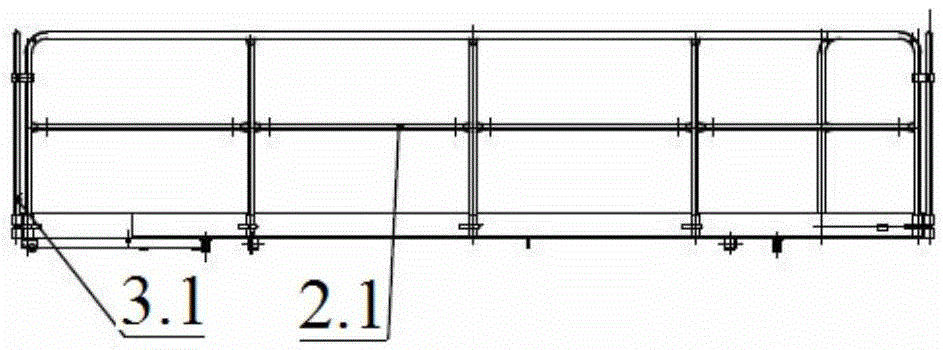 Operating platform and tower crane for climbing frame