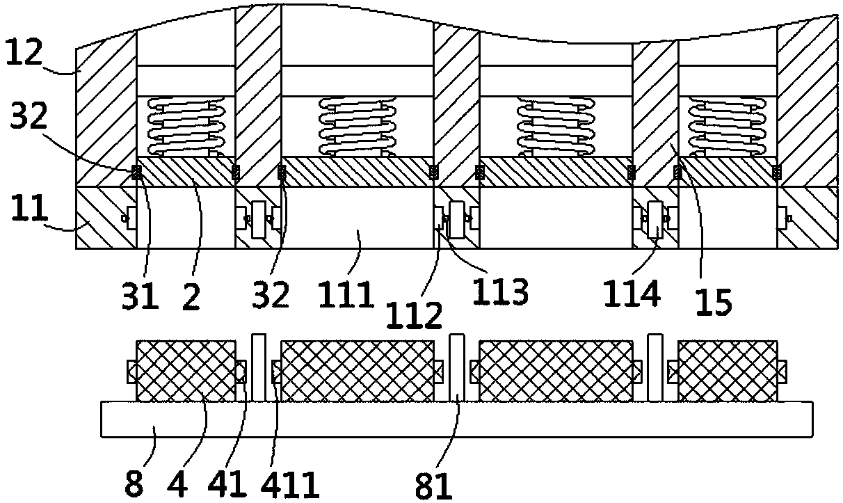 Battery placing box applied to automobile