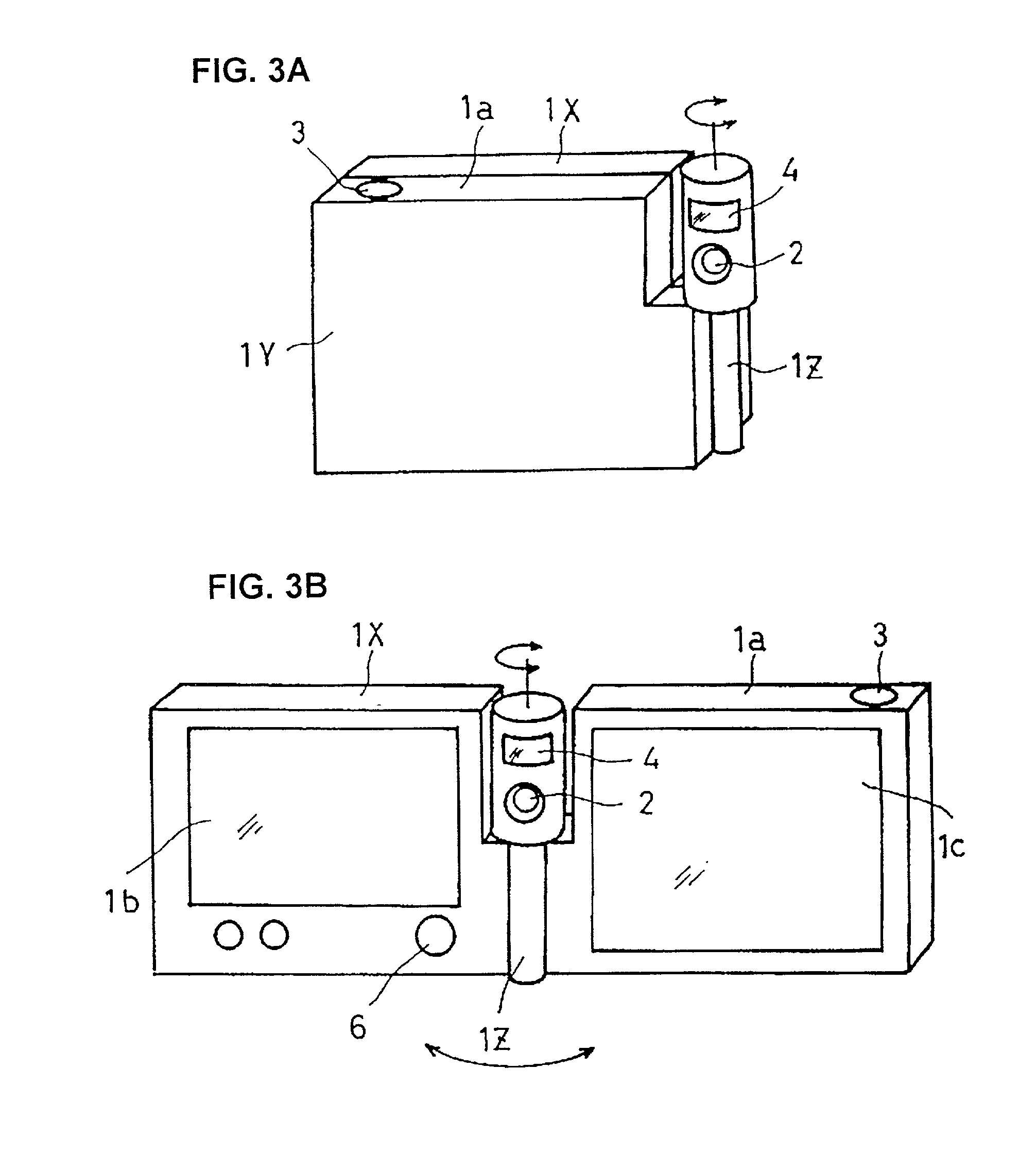 Portable information terminal equipped with camera