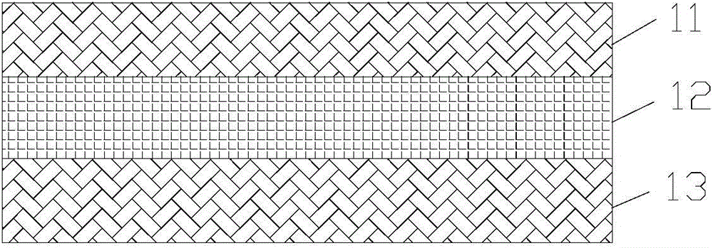 Conductive anti-falling filtering bag and preparation method thereof