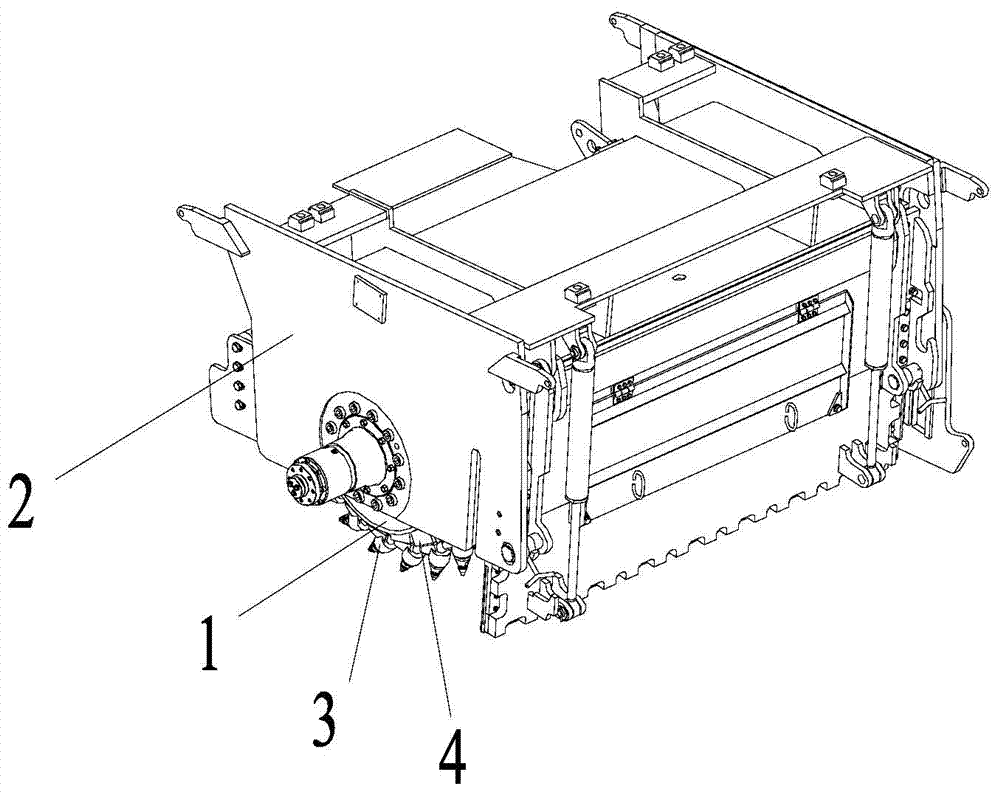 Engineering machinery as well as tool damage detection system and method thereof