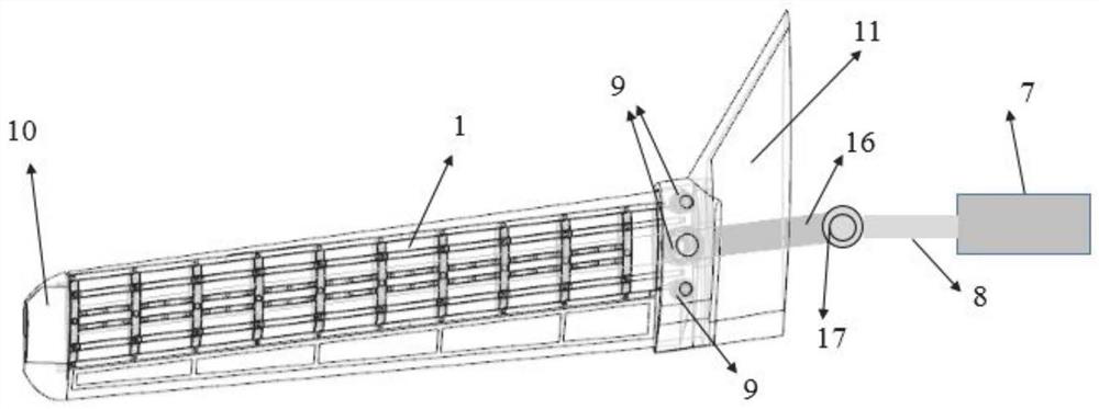 Shearing variable sweepback airfoil and design method thereof