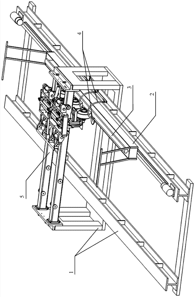 Rail flaw detection dynamic test device