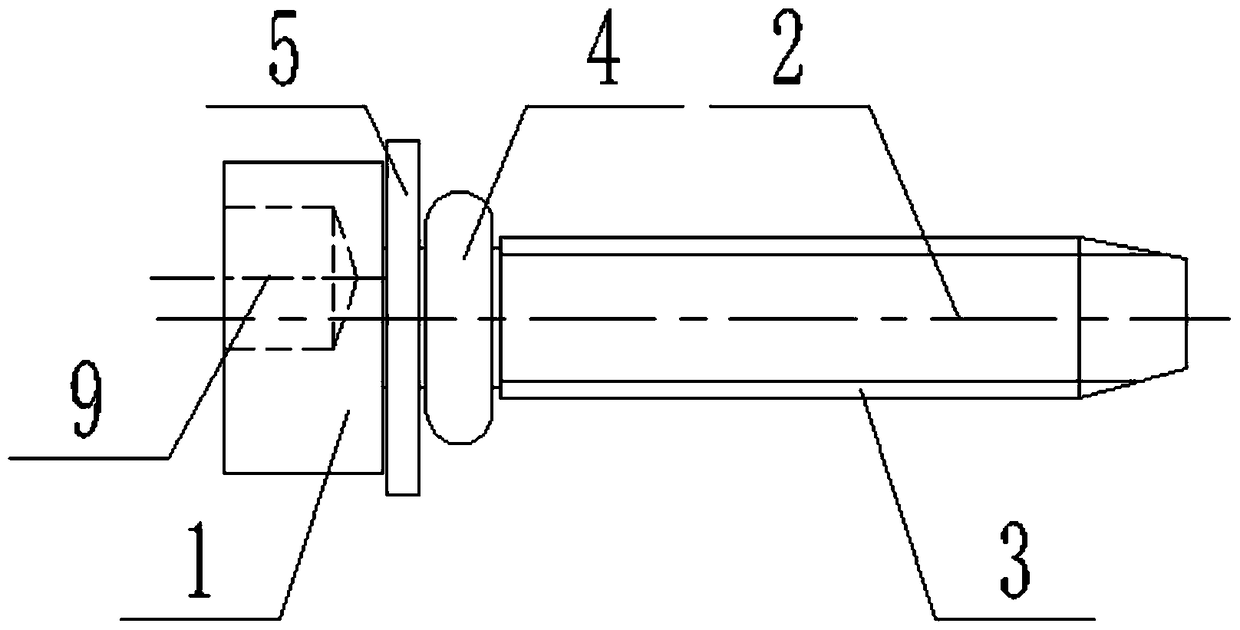 Waterproof combination self-tapping screw