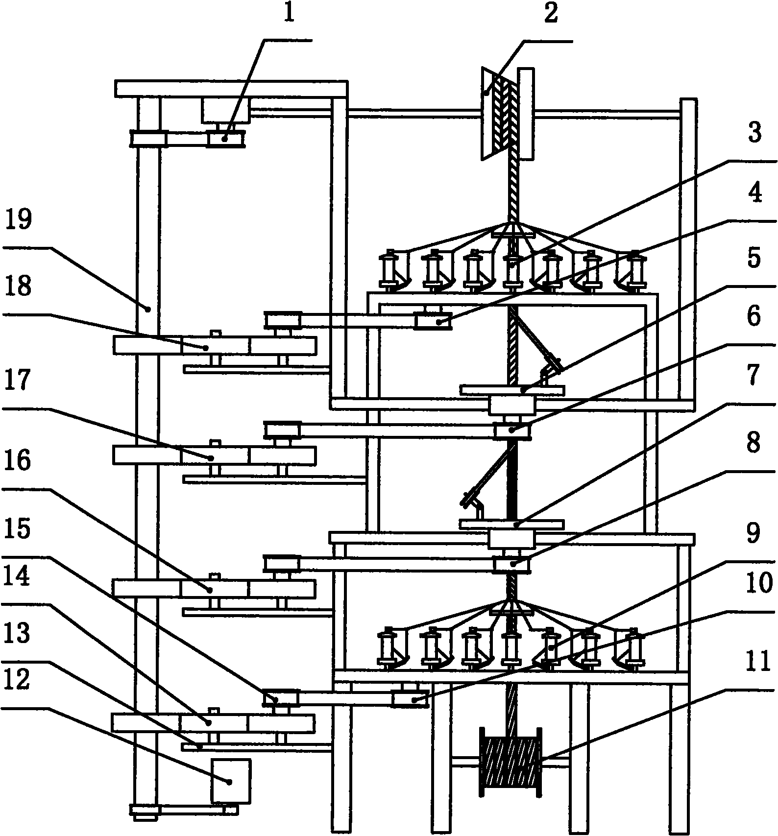 Double braiding and double wrapping integrated machine