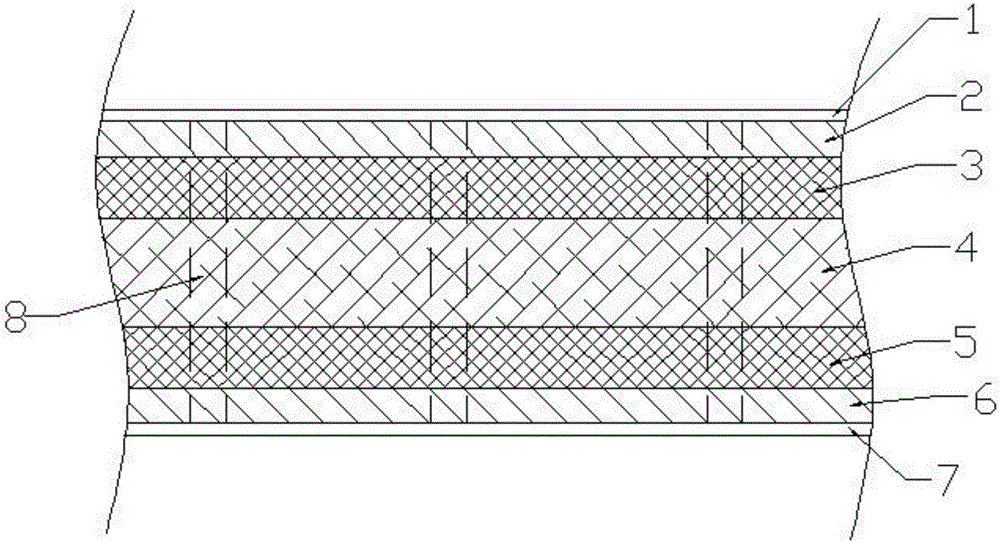 Sound-insulating aluminum plastic composite plate with high heat-dissipating property