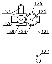 Hanging basket walking system with synchronism easy to control