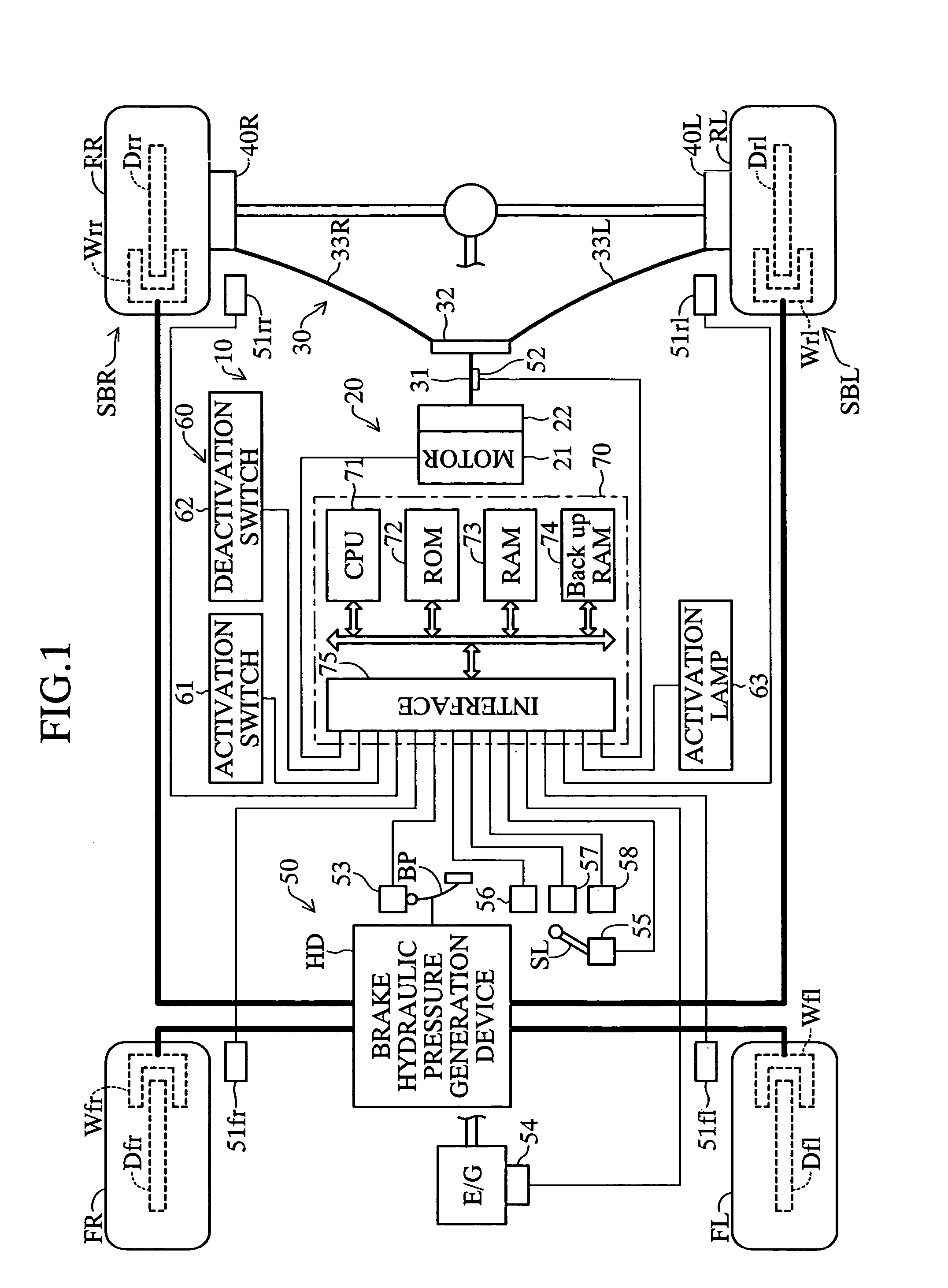 Electric parking brake apparatus