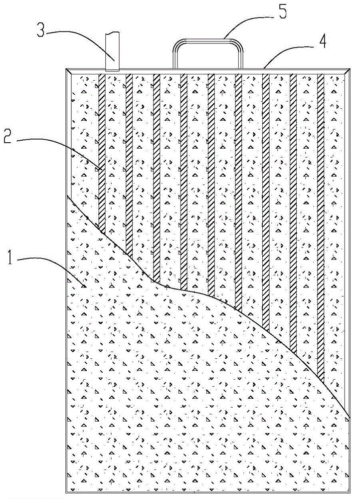 Liquid filter membrane component