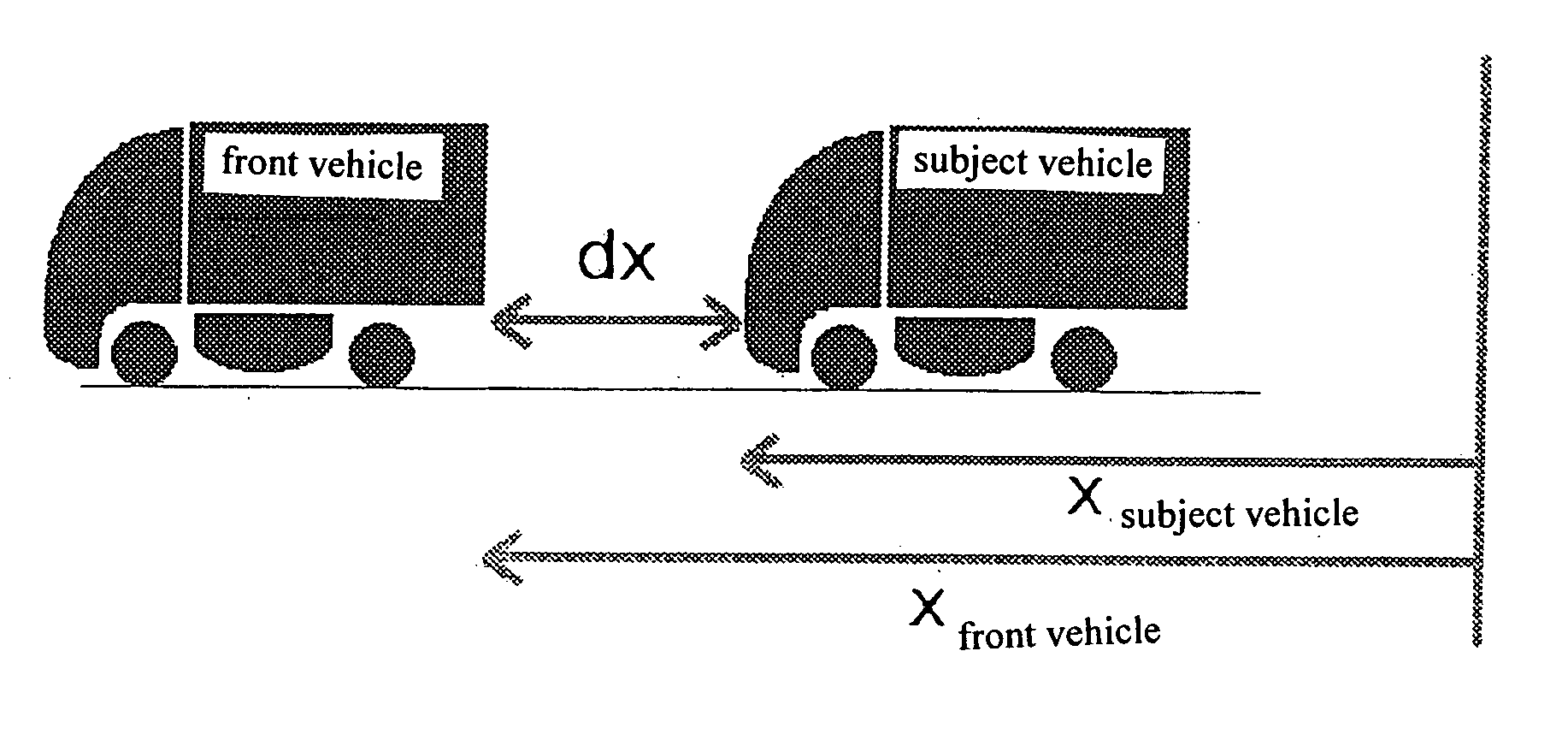 Collision warning system and method for a motor vehicle