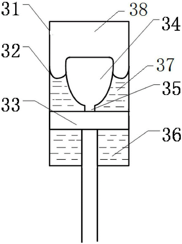 Movable arm energy-saving system adopting variable-diameter balanced hydraulic cylinder