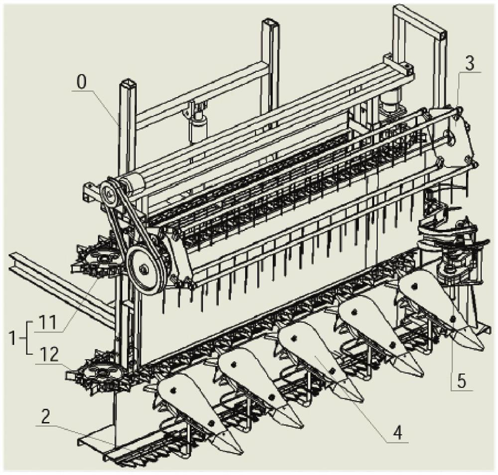 Ramie combine harvester