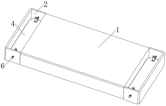 Mounting component for driving motor of electric automobile