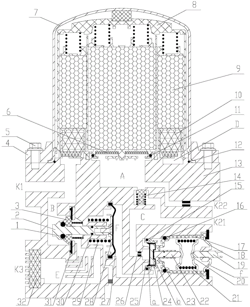 Low-noise modular automotive air dryer