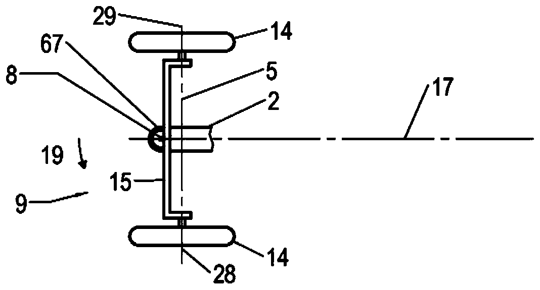 Vehicles with tilted steering axles