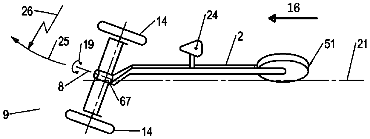 Vehicles with tilted steering axles