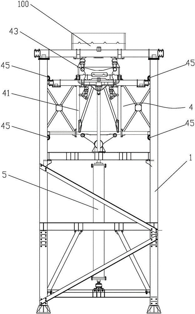 Broken rail roller coaster capable of presenting platform type vertical falling