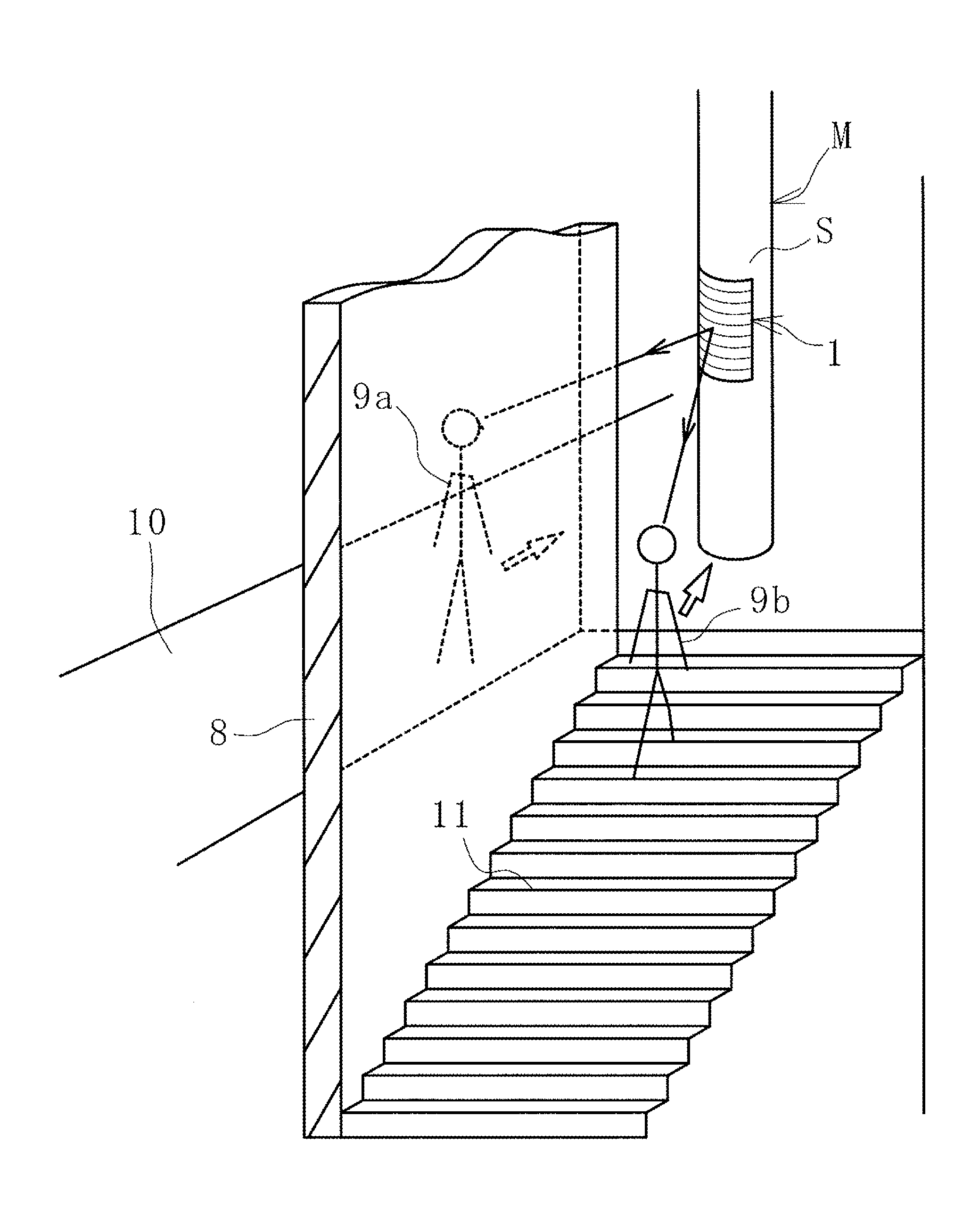 Mirror for checking blind spot