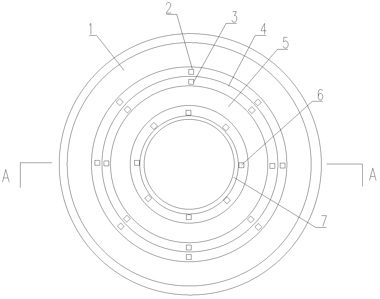 Double-U-shaped coil